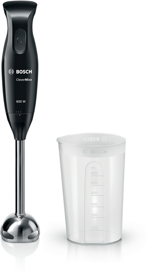 BOSCH Stabmixer CleverMixx 600 W Schwarz, anthrazit MSM2610B BOSCH Stabmixer CleverMixx 600 W Schwarz, anthrazit MSM2610B