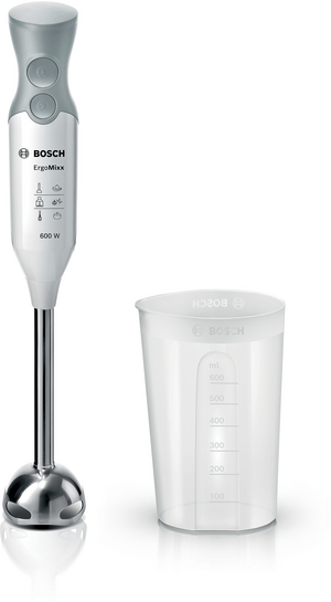 BOSCH Stabmixer ErgoMixx 600 W Weiß, Window grey MSM66110 BOSCH Stabmixer ErgoMixx 600 W Weiß, Window grey MSM66110