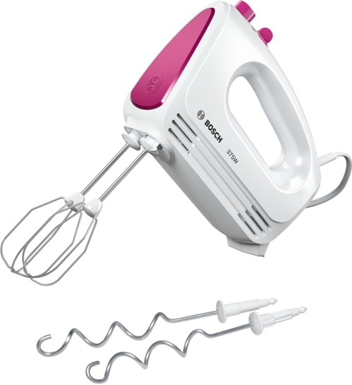 BOSCH Handrührer CleverMixx FUN 375 W Weiß, Lila MFQ2210P BOSCH Handrührer CleverMixx FUN 375 W Weiß, Lila MFQ2210P