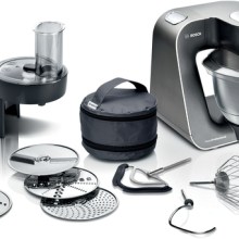 BOSCH Serie 4 Küchenmaschine MUM 5 1000 W Schwarz, Edelstahl gebürstet MUM59N26DE BOSCH Serie 4 Küchenmaschine MUM 5 1000 W Schwarz, Edelstahl gebürstet MUM59N26DE