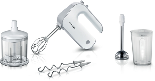BOSCH Handrührer Styline 500 W Weiß, silber MFQ4080 BOSCH Handrührer Styline 500 W Weiß, silber MFQ4080