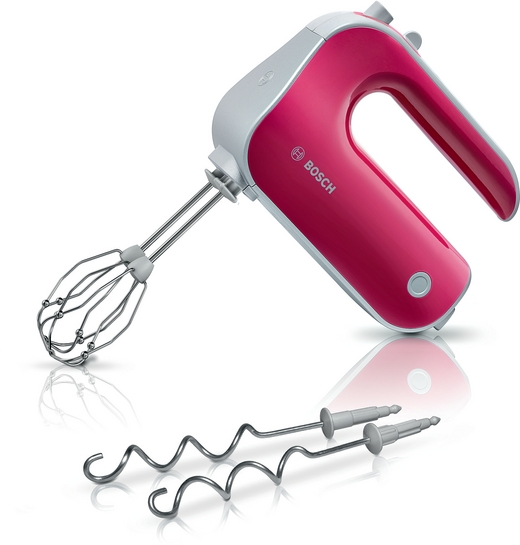 BOSCH Handrührer Styline Colour 500 W Rot, silber MFQ40304 BOSCH Handrührer Styline Colour 500 W Rot, silber MFQ40304
