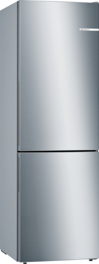 BOSCH Serie 6 Freistehende Kühl-Gefrier-Kombination mit Gefrierbereich unten 186 x 60 cm Edelstahl-Optik KGE36ALCA BOSCH Serie 6 Freistehende Kühl-Gefrier-Kombination mit Gefrierbereich unten 186 x 60 cm Edelstahl-Optik KGE36ALCA