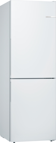 BOSCH Serie 4 Freistehende Kühl-Gefrier-Kombination mit Gefrierbereich unten 176 x 60 cm Weiß KGV332WEA BOSCH Serie 4 Freistehende Kühl-Gefrier-Kombination mit Gefrierbereich unten 176 x 60 cm Weiß KGV332WEA