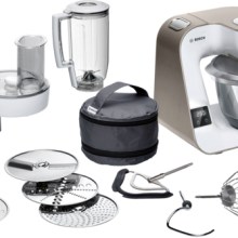 BOSCH Serie 4 Küchenmaschine mit Waage MUM 5 1000 W Weiß, Champagne MUM5XW20 BOSCH Serie 4 Küchenmaschine mit Waage MUM 5 1000 W Weiß, Champagne MUM5XW20