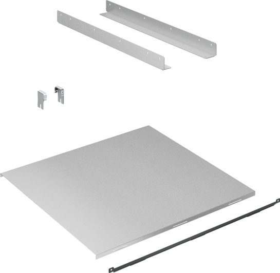 BOSCH Montageset Zwischenboden für die nahtlose Kombination zweier Backöfen, 12 x 511 x 555 mm, Edelstahl 00776201 BOSCH Montageset Zwischenboden für die nahtlose Kombination zweier Backöfen, 12 x 511 x 555 mm, Edelstahl 00776201