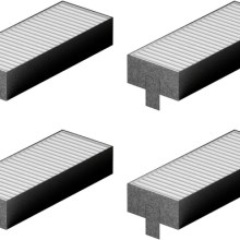 BOSCH Akustikfilter (4 Filter + Dichtung) 17004801 BOSCH Akustikfilter (4 Filter + Dichtung) 17004801