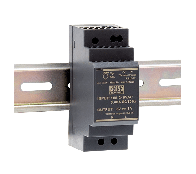 Mean Well HDR-30-24 – 24 V Hutschienen-Netzteil 30 W, Ultra Slim, DIN-Rail, TÜV, CE, UL – Bild 3