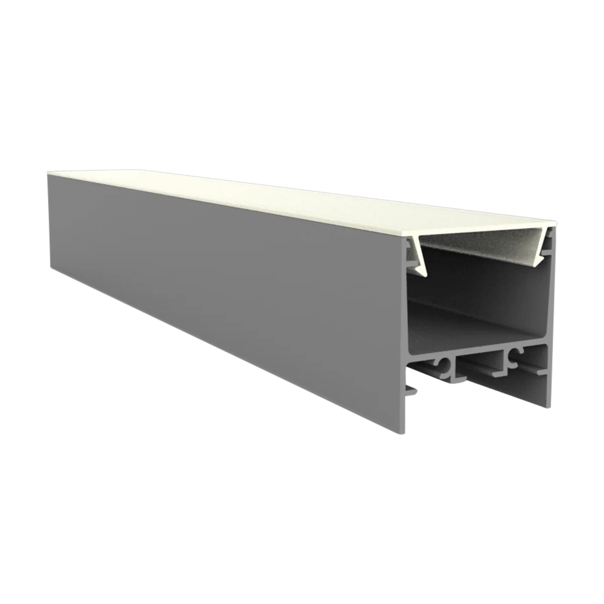 PC51-24 FLAT Abdeckung 2 m – für LED Profil Exo-N3/N4 | klar – Bild 4