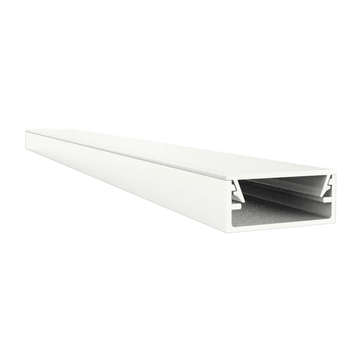 Ultraflaches LED Alu Aufbauprofil 2m EXO-N1_16 (16 mm) –| Schmales Aluminiumprofil für LED-Strips – Bild 3