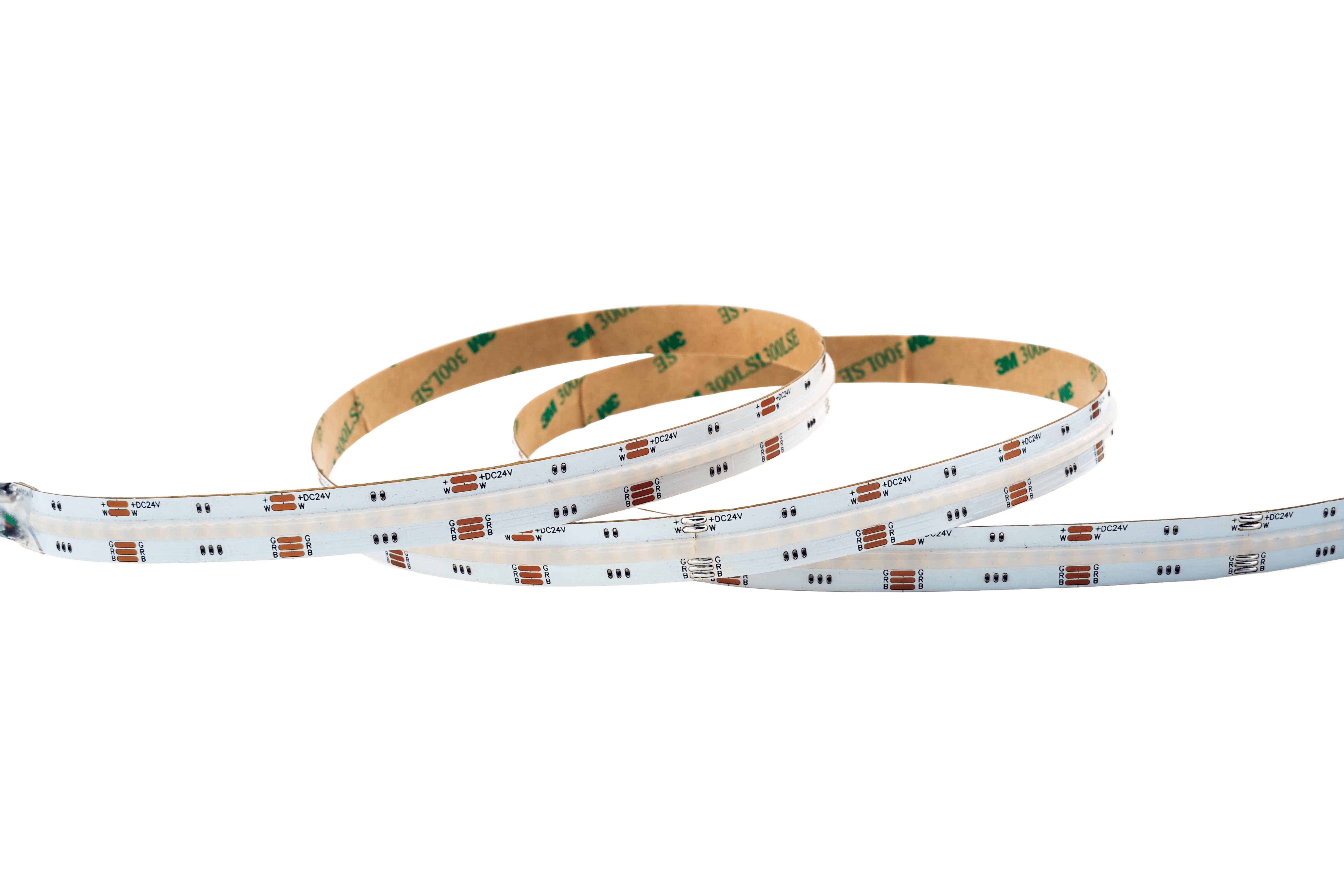 COB RGBW LED-Streifen 12 mm – 896LEDs/m, 24 V, 20 W/m – homogenes RGB Band mit 180° Abstrahlwinkel – Bild 4