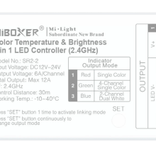 MiBoxer SR2-2 3-in-1 LED Controller 2.4 GHz MiBoxer SR2-2 3-in-1 LED Controller 2.4 GHz