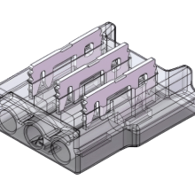 LED Anschlussverbinder für CCT SMD LED Streifen– 3-polig LED Anschlussverbinder für CCT SMD LED Streifen– 3-polig