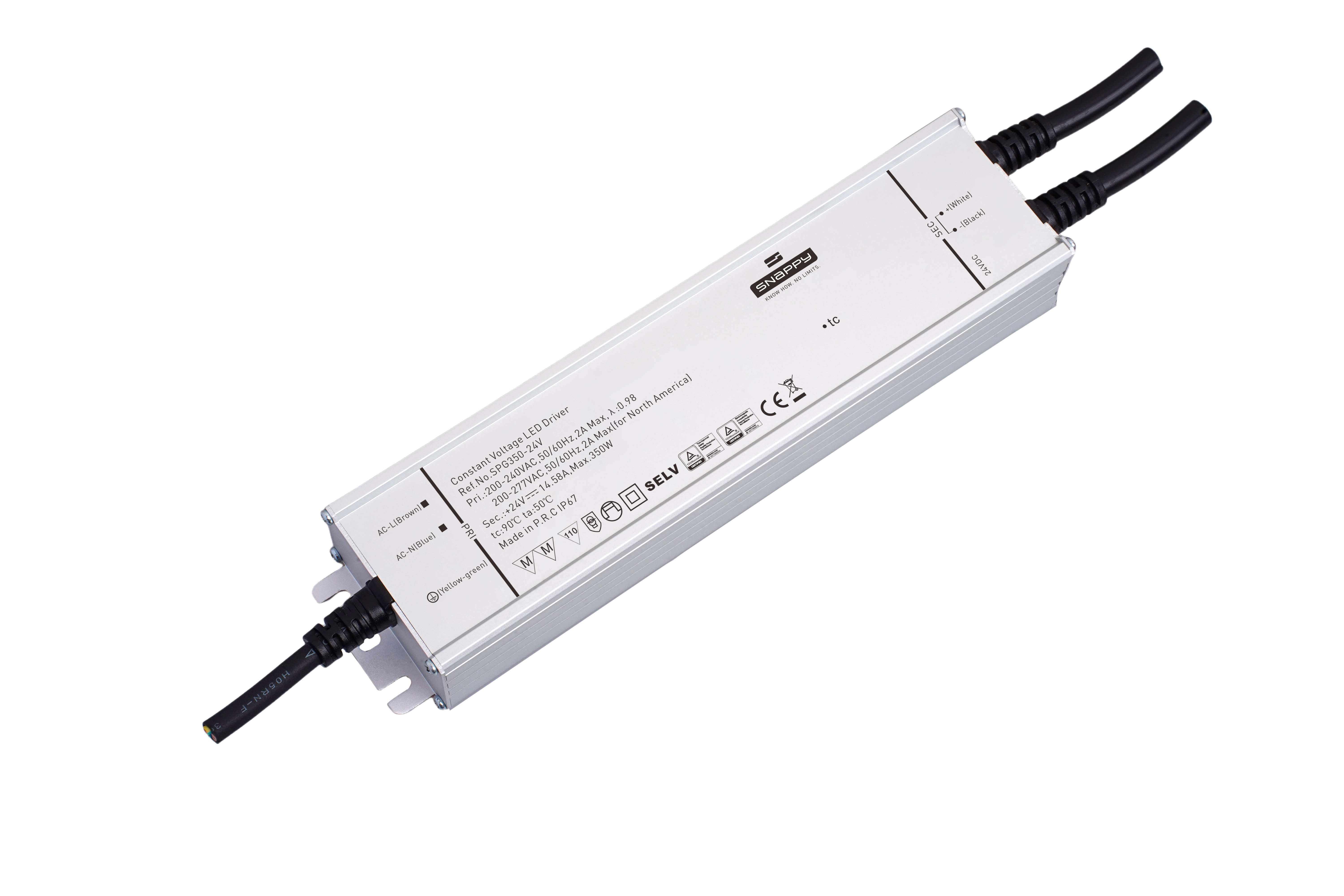 Snappy SPG-350-24V – LED Netzteil 24V DC Snappy SPG-350-24V – LED Netzteil 24V DC