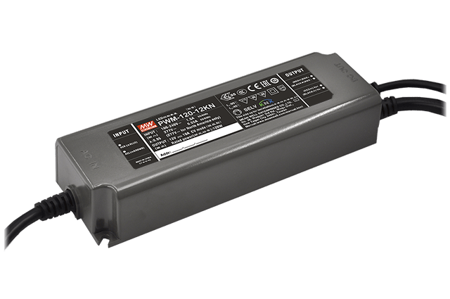 Mean Well PWM-120-24KN 24V - 120W LED-Treiber mit KNX-Steuerung & PWM-Ausgang Mean Well PWM-120-24KN 24V - 120W LED-Treiber mit KNX-Steuerung & PWM-Ausgang