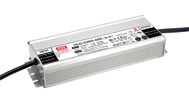 Mean Well HLG-320H-24A LED-Netzteil – 320W 24V DC IP65 Konstantspannung/Konstantstrom, TÜV – Bild 3