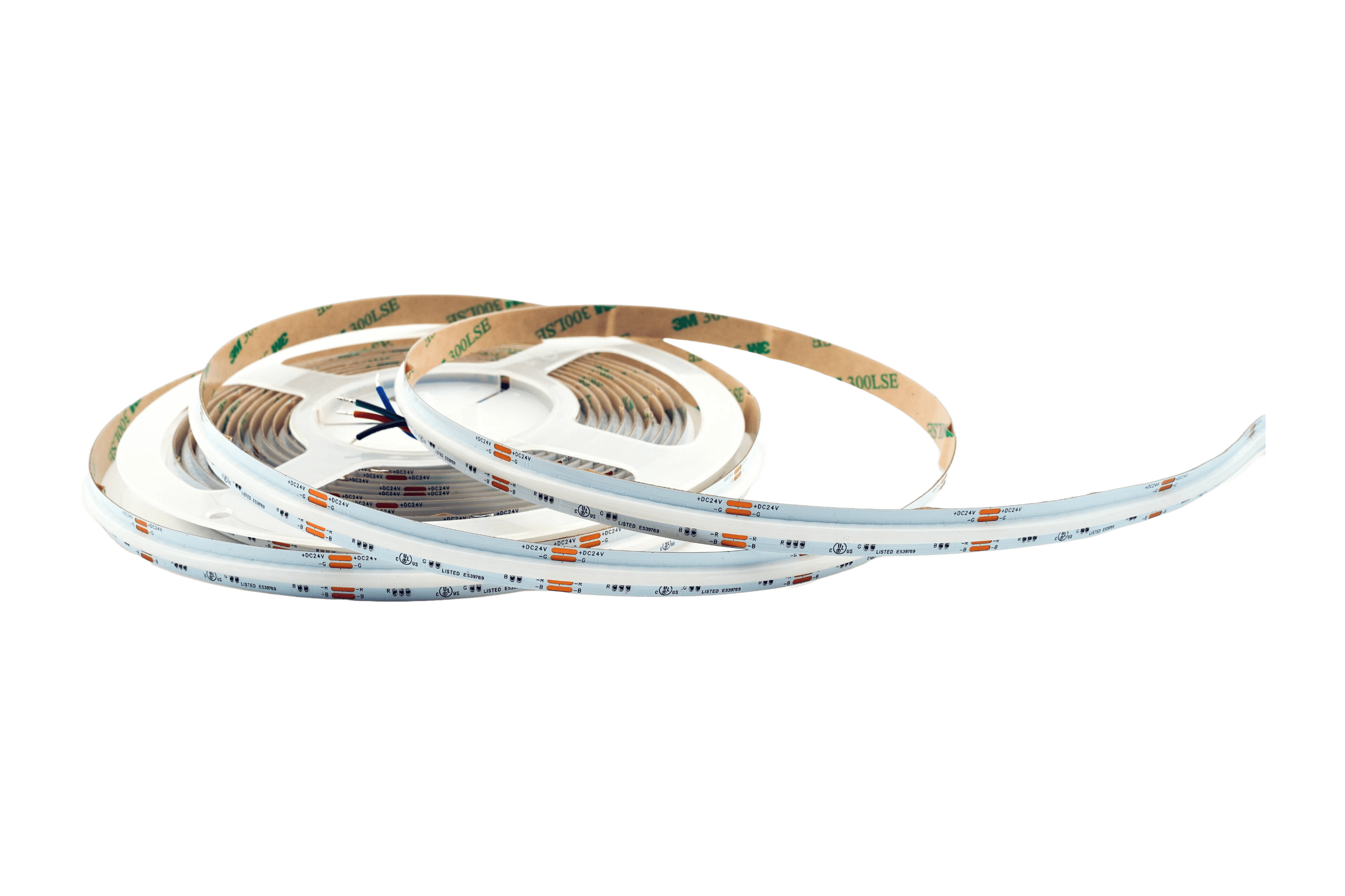 COB RGB LED-Streifen 10 mm – 840 LEDs/m, 24 V, 14 W/m – punktfreies RGB Band mit 180° Abstrahlwinkel – Bild 3