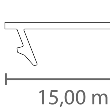 PC41-13 FLAT Abdeckung 2 m – für LED Profil Exo-A1/A1F/A2/A2F PC41-13 FLAT Abdeckung 2 m – für LED Profil Exo-A1/A1F/A2/A2F