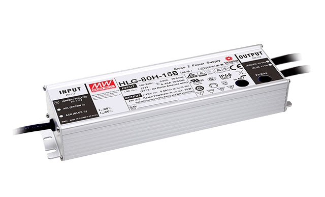 Mean Well HLG-80H-24B – 24V 80W LED-Treiber in IP67, dimmbar, Konstantspannung/Konstantstrom – Bild 3