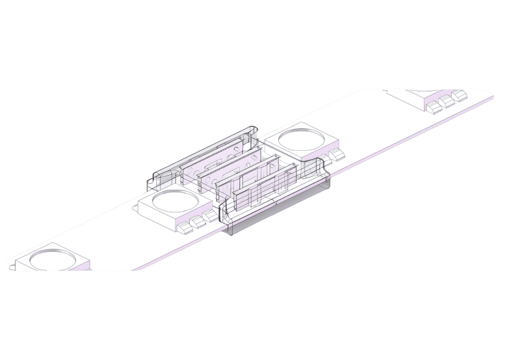 LED Strip-zu-Strip Schnellverbinder – 4-polig, lötfrei, für 10 mm RGB SMD LED-Streifen – Bild 4
