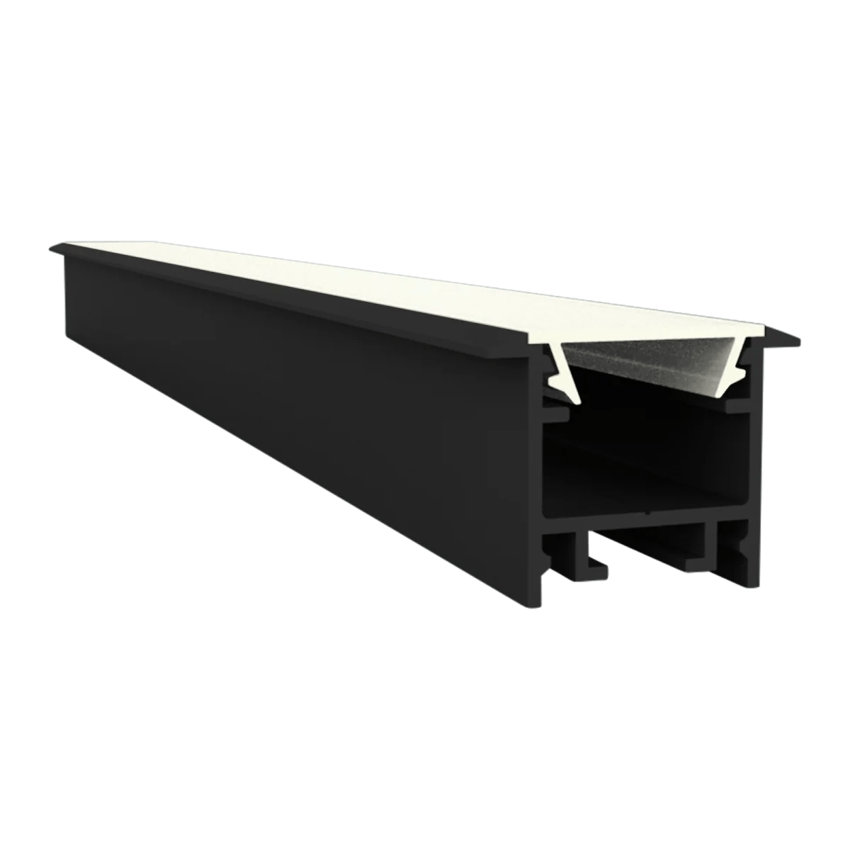 Schmales LED Alu Einbauprofil 2m Exo-A2F-13 (13mm) –| Flaches Aluminiumprofil für LED-Strips – Bild 3