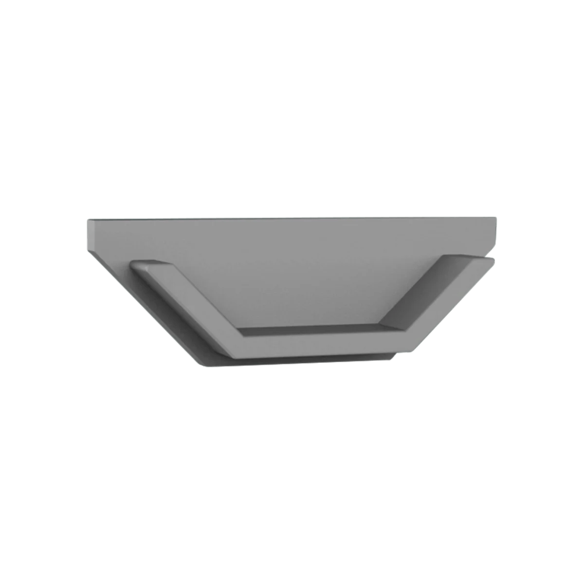 Endkappe für LED Alu Eckprofil Exo-V1_12 + Cover PC7X_12 Endkappe für LED Alu Eckprofil Exo-V1_12 + Cover PC7X_12