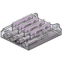 LED Anschlussverbinder für RGB SMD LED Streifen– 4-polig LED Anschlussverbinder für RGB SMD LED Streifen– 4-polig