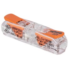 WAGO 221-2411 Hebel-Durchgangsklemme – 1-polig WAGO 221-2411 Hebel-Durchgangsklemme – 1-polig