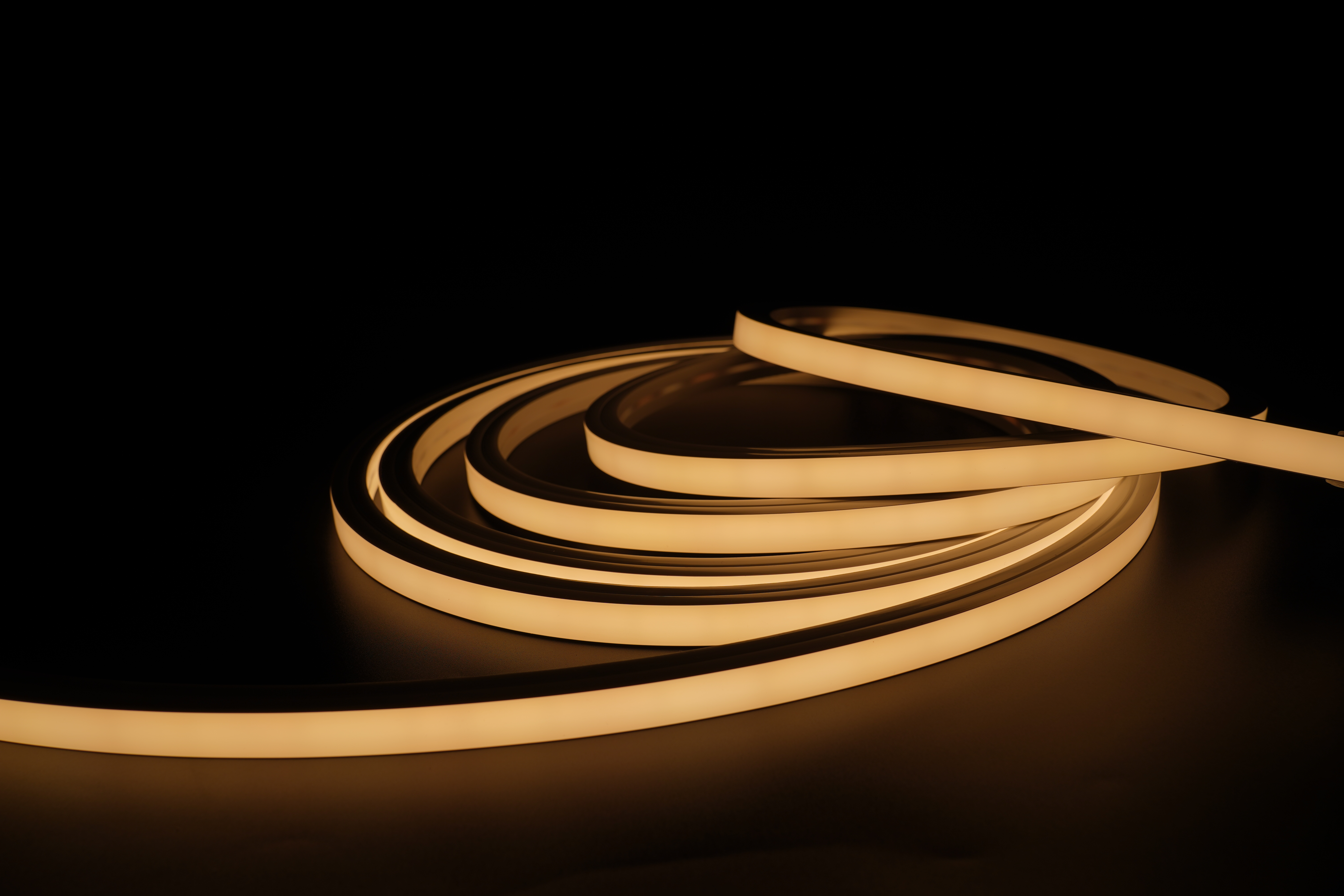 LED NEON TUBE 14×14 mm Silikon Schlauch – 5 m Rolle Single Color - 24V - IP67- 3000K - 12W – Bild 4