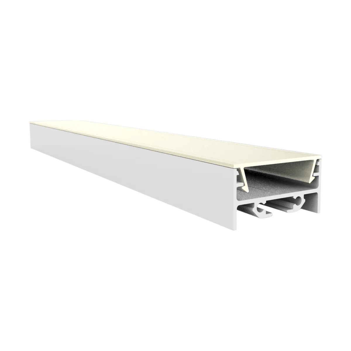 Breites LED Alu Aufbauprofil 2m EXO-N3_24 (24 mm) –| Aluminiumprofil für LED-Strips – Bild 3