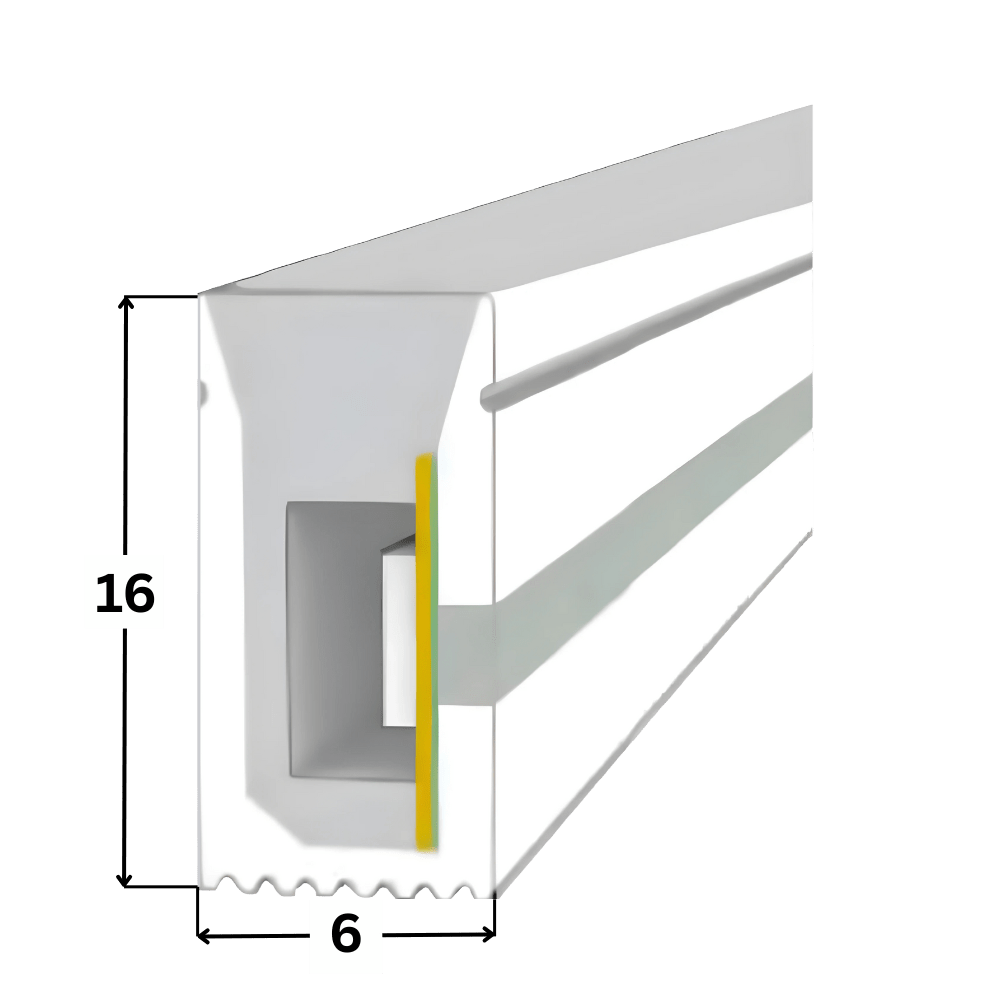 LED NEON TUBE 06×16 mm Silikon Schlauch – 5 m Rolle - 12 W – 24 V – IP67 – CRI>93 - Schneidmaß 50mm – Bild 3