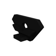 Endkappe für LED Alu Eckprofil Exo-V2_14 + Cover PC45_16 Endkappe für LED Alu Eckprofil Exo-V2_14 + Cover PC45_16