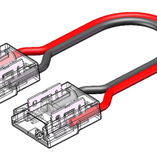 LED Strip-zu-Strip Verbinder – 2-polig LED Strip-zu-Strip Verbinder – 2-polig