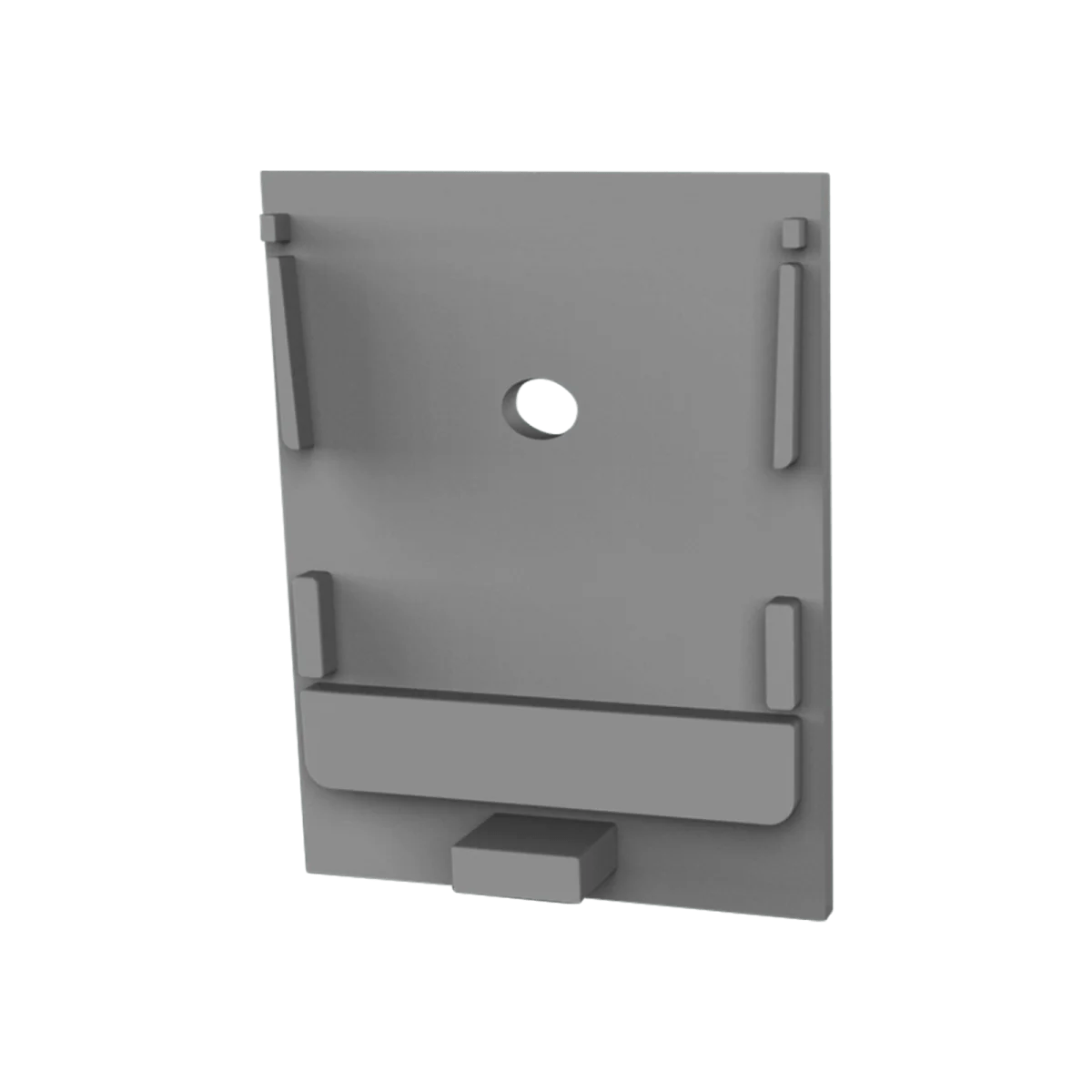 Endkappe für LED Alu Aufbauprofil Exo-TI1_32 + Cover PC61 _32 – Bild 3