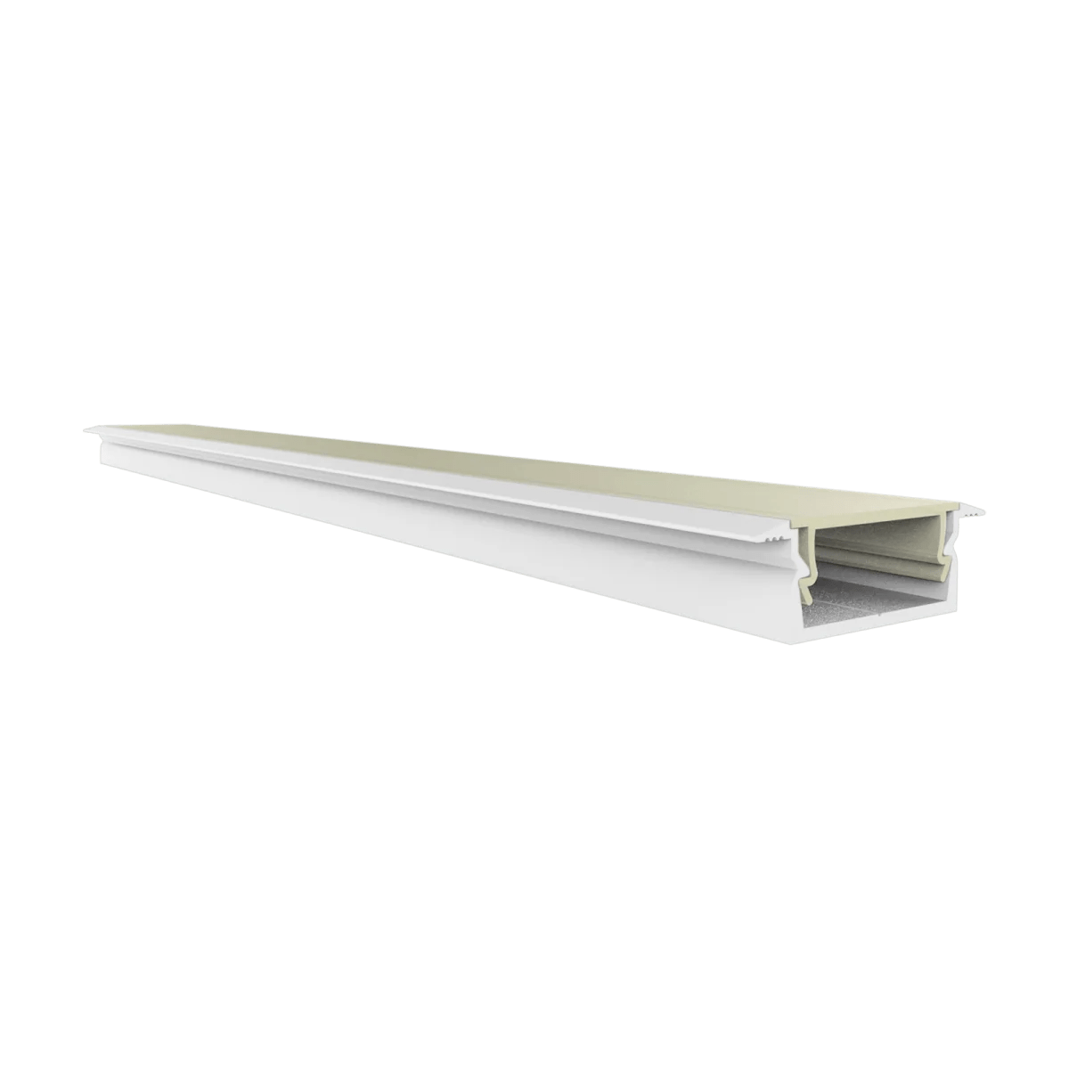 Ultraflaches LED Alu Einbauprofil 2m EXO-NLN1F_14 (14 mm) – Ultraflaches LED Alu Einbauprofil 2m EXO-NLN1F_14 (14 mm) –
