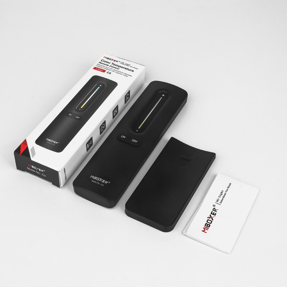 MiBoxer C3 Funkfernbedienung – CCT Farbtemperatur- und Helligkeitssteuerung mit Magnethalterung – Bild 4