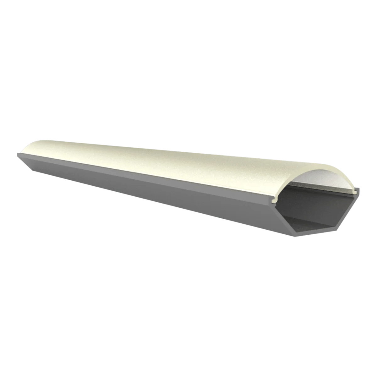 Flaches LED Eckprofil 2m EXO-V1_12 (12 mm) – Sichtprofil für LED-Strips – Bild 4