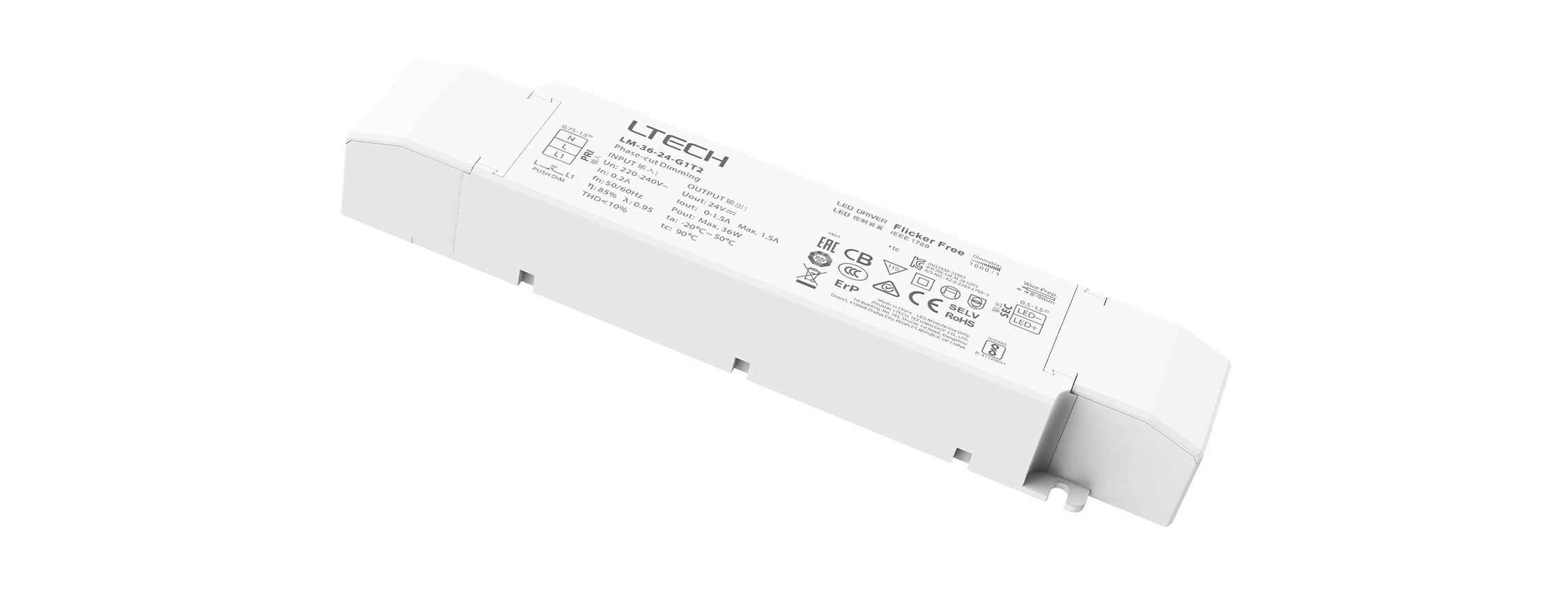 LTECH LM-36-24-G1T2 LED-Dimmer Netzteil – 24V LTECH LM-36-24-G1T2 LED-Dimmer Netzteil – 24V