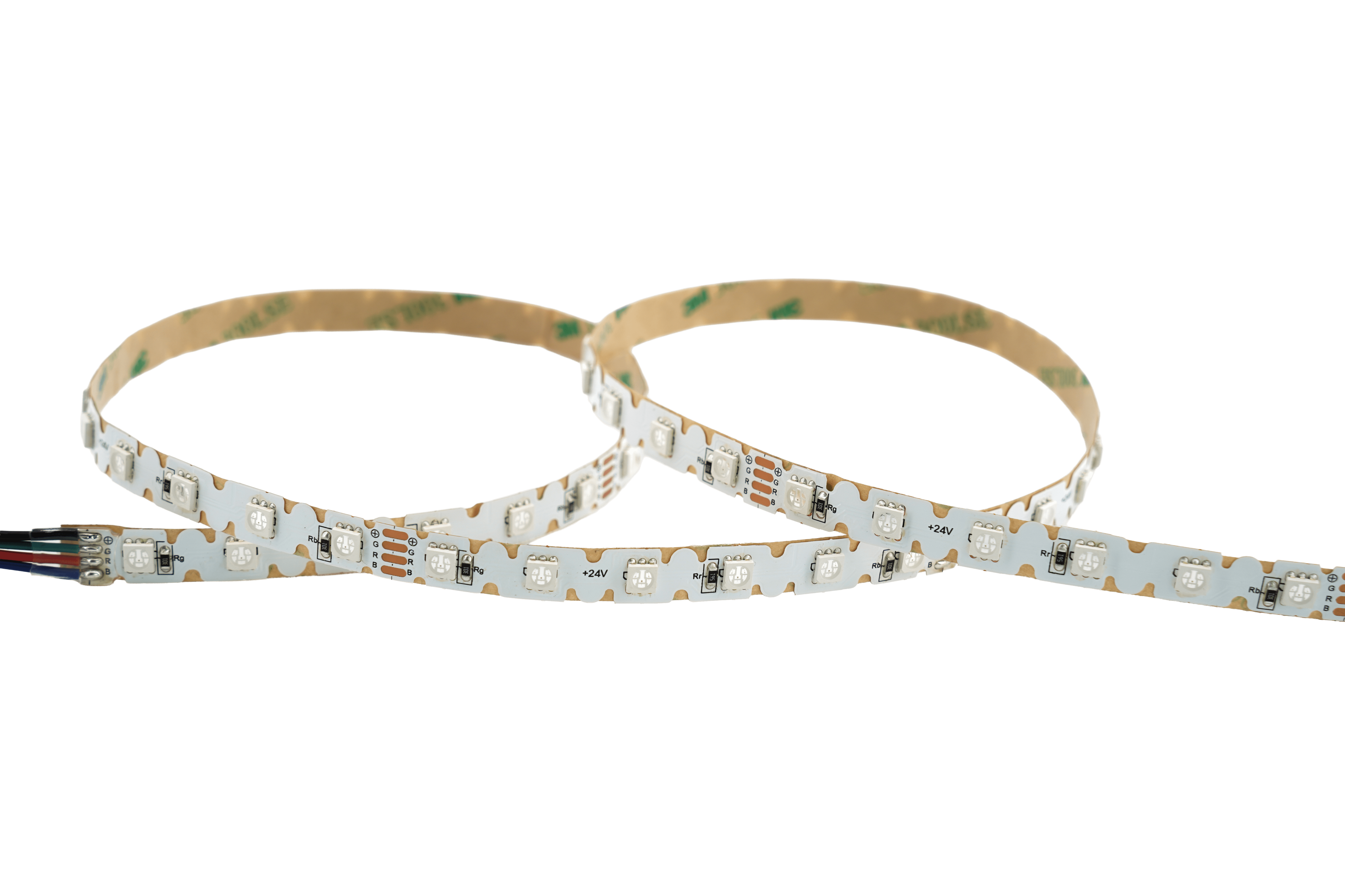 LED-ZigZag RGB Streifen 10 mm – 24 V, 60 LEDs/m, 14,4 W/m – ideal für Kurven & Rundungen – Bild 4