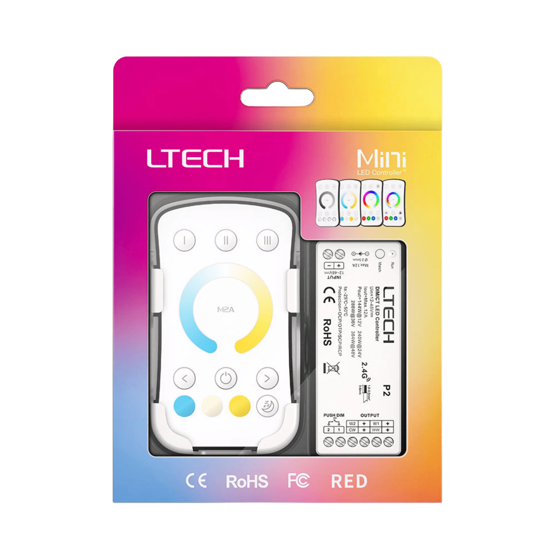 LTECH M2A+P2 CCT LED Funk Set 2.4 GHz LTECH M2A+P2 CCT LED Funk Set 2.4 GHz