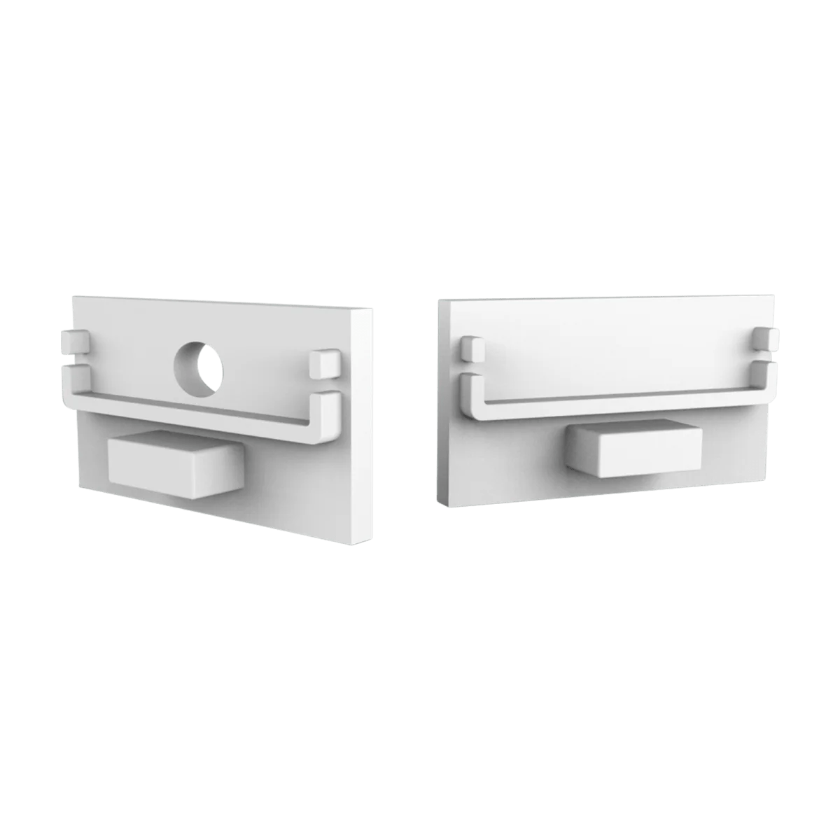 Endkappe für LED Alu Aufbauprofil Exo-N3_24 + Cover PC51 _24 – Bild 3