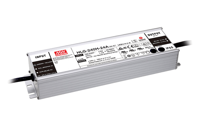 Mean Well HLG-240H-24A LED-Netzteil – 240W 24V DC IP65 Konstantspannung/Konstantstrom, TÜV – Bild 3
