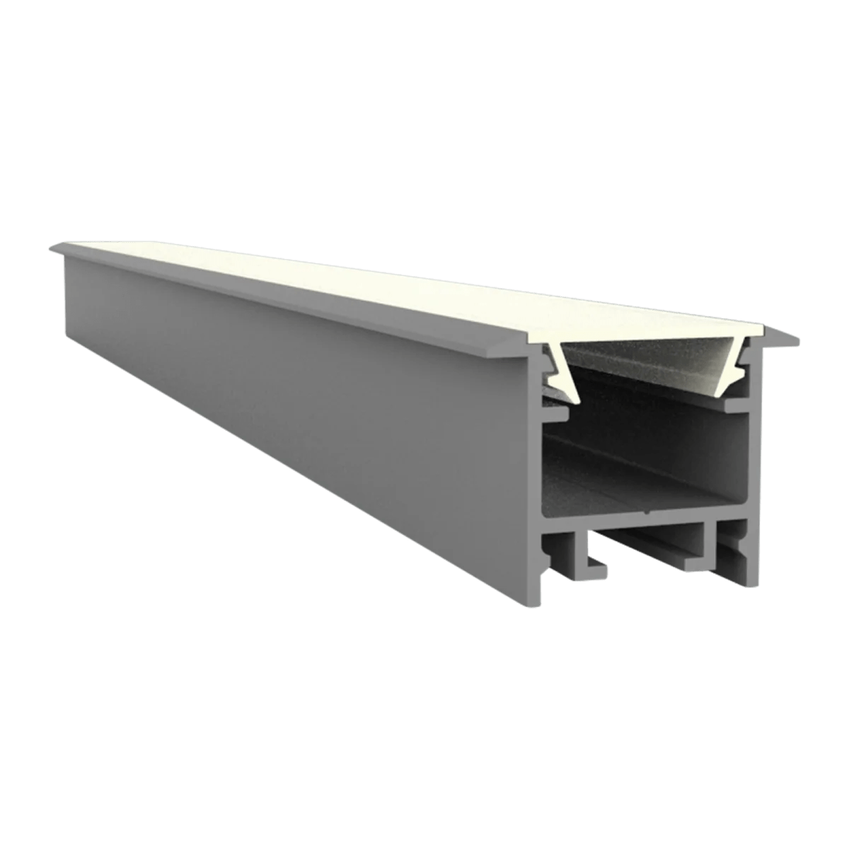 Schmales LED Alu Einbauprofil 2m Exo-A2F-13 (13mm) –| Flaches Aluminiumprofil für LED-Strips – Bild 3