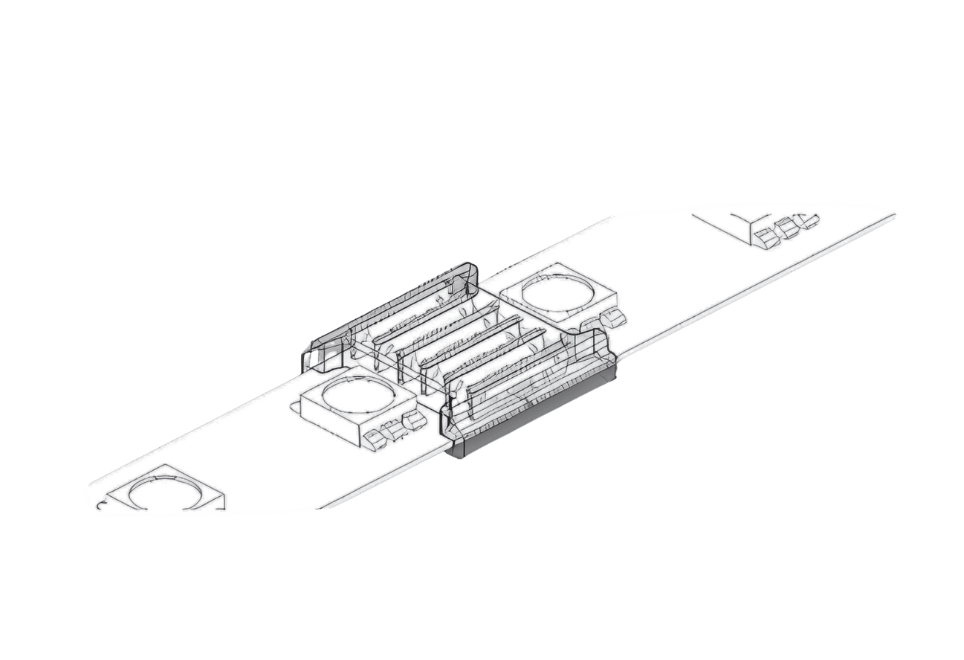 LED Strip-zu-Strip Schnellverbinder – 6-polig, lötfrei, für 12 mm RGBCCT SMD LED-Streifen – Bild 4