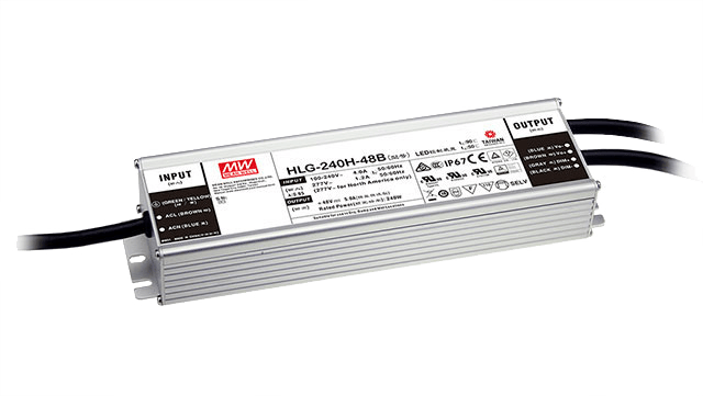 Mean Well HLG-240H-24B – 24V 240W LED-Treiber in IP67, dimmbar, Konstantspannung/Konstantstrom – Bild 3