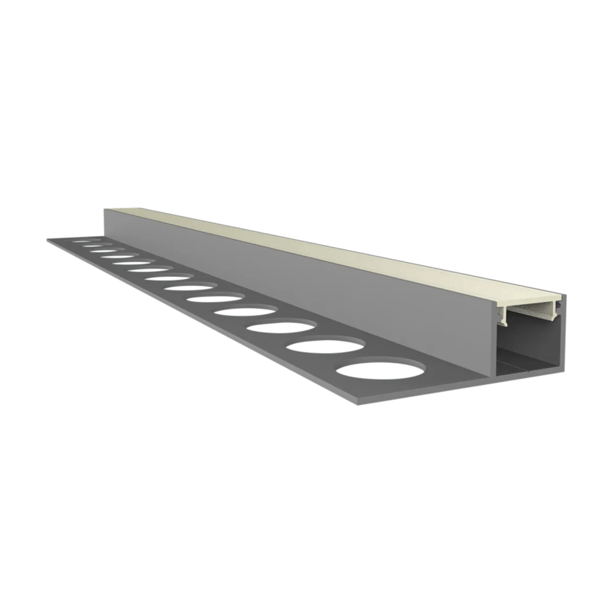 LED Fliesen-Abschlussprofil 2m EXO-F0_10 (10 mm) –|Fliesenprofil für LED-Strips – Bild 3