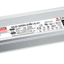 Mean Well HLG-320H-24B – 24V 320W LED-Treiber in IP67 Mean Well HLG-320H-24B – 24V 320W LED-Treiber in IP67