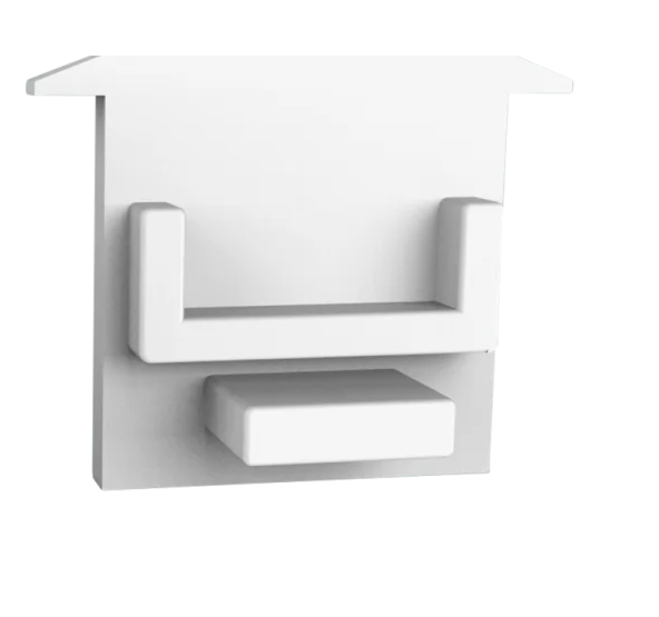 Endkappe für LED Alu Einbauprofil Exo-A2F_13 + Cover PC41 _13 – Bild 3