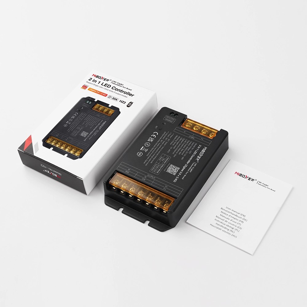 MiBoxer HZ2 2-in-1 LED-Controller – Einfarbig & CCT, 12–48 V, 30 A, Zigbee 3.0 & 2,4 GHz Funk – Bild 4