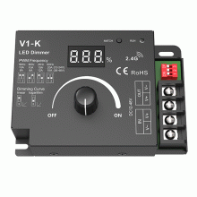 V1-K 1-Kanal LED Dimmer – 12–48 V DC V1-K 1-Kanal LED Dimmer – 12–48 V DC